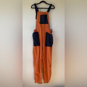 Melanzana Remelly'd Overalls Orange ColorBlock XS